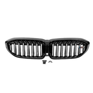 Grilles M-Look V1 (2018-2022, Noir Brillant) BMW 3 Series G20/G21 2018- photo 2