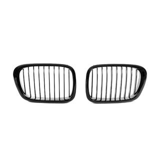 Grilles de calandre type haricots 1-Bar (2000-2003, noir brillant) BMW 5 Series E39 1996-2003 photo 2