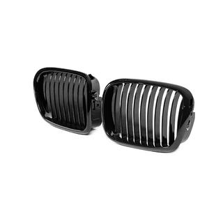 Grilles de calandre type haricots 1-Bar (2000-2003, noir brillant) BMW 5 Series E39 1996-2003 photo 3