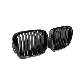 Grilles de calandre type haricots 1-Bar (2000-2003, noir brillant) BMW 5 Series E39 1996-2003 photo 4