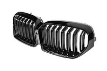 BMW Série 5 G30/G31 2017–2023 Grilles M-Look V2 (2021-2023, Noir Brillant) photo 3