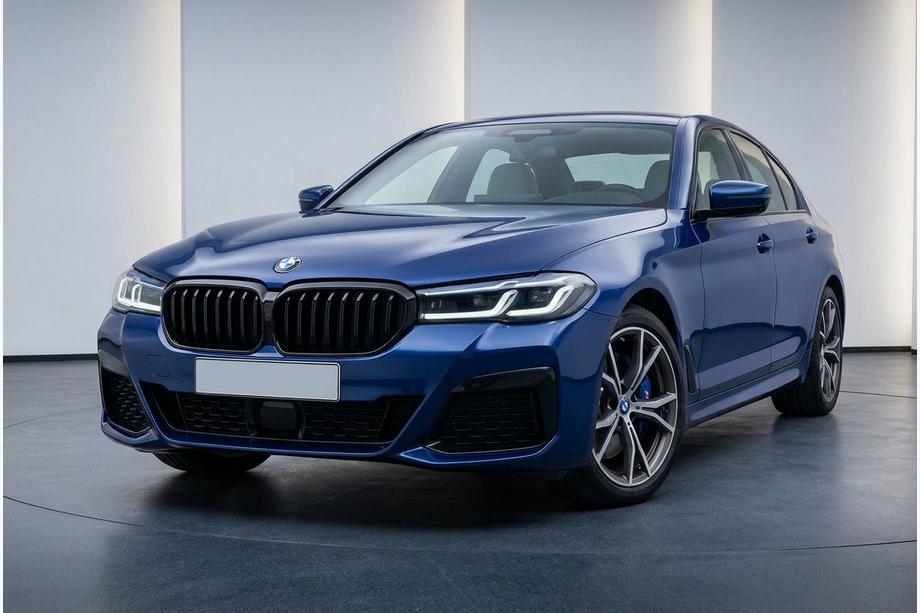 BMW Série 5 G30/G31 2017–2023 Grilles M-Look V2 (2021-2023, Noir Brillant) Image