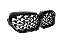 BMW Série 5 G30/G31 2017–2023 Grilles de calandre Diamond Black (2021-2023) photo 4