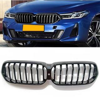 Grilles de calandre 1-Bar (2020-2023, Noir Brillant) BMW 6 Series G32 2017- photo 1