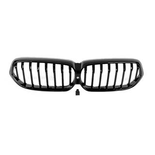 Grilles de calandre 1-Bar (2020-2023, Noir Brillant) BMW 6 Series G32 2017- photo 2
