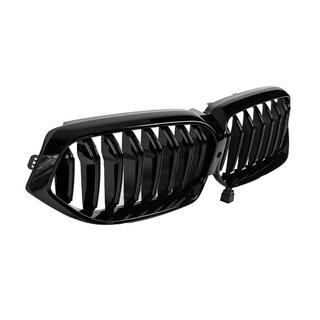 Grilles de calandre 1-Bar (2020-2023, Noir Brillant) BMW 6 Series G32 2017- photo 4