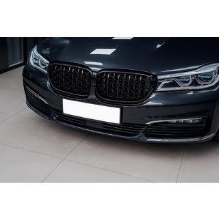 Grilles de calandre Diamond Black (2016-2019, Noir Brillant) BMW 7 Series G11/G12 2015-2022 photo 1