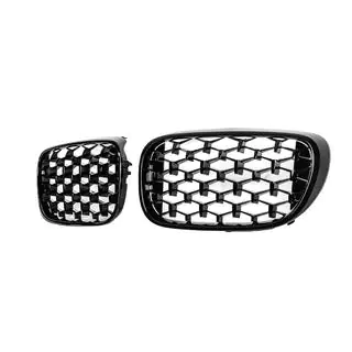 Grilles de calandre Diamond Black (2016-2019, Noir Brillant) photo 3