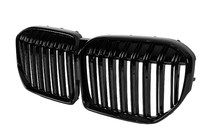 BMW 7 Series G11/G12 2015-2022 Grilles de calandre M-Look (2019-2022, Noir Brillant) photo 3