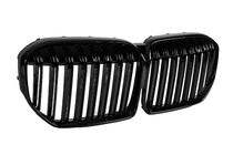 BMW 7 Series G11/G12 2015-2022 Grilles de calandre M-Look (2019-2022, Noir Brillant) photo 4