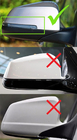 BMW 5 Series F07 2009–2017 Coques de rétroviseurs M-Look 2013-2017 (avec clips, 2 pcs) photo 6