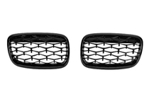 BMW X5 E70 2007-2013 Calandre Double Nieren Diamond Black (Noir Brillant) photo 1