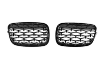 BMW X5 E70 2007-2013 Calandre Double Nieren Diamond Black (Noir Brillant) photo 5