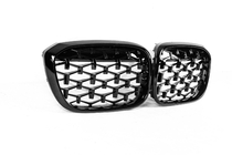 BMW X4 G02 2018- Grilles de calandre Diamond Black (2018-2021, encadrement noir) photo 4
