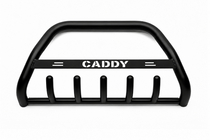 Volkswagen Caddy 2004-2010 Pare-buffle WT004 Noir (Inox) photo 5