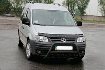 Volkswagen Caddy 2004-2010 Pare-buffle WT004 Noir (Inox) photo 4