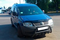 Volkswagen Caddy 2004-2010 Pare-buffle WT003 Noir Inox photo 4