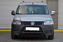 Volkswagen Caddy 2004-2010 Pare-buffle WT003 Noir Inox photo 1