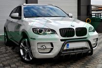 BMW X5 E70 2007-2013 Pare-buffle WT003 Noir Inox photo 1