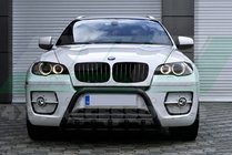 BMW X5 E70 2007-2013 Pare-buffle WT003 Noir Inox photo 2