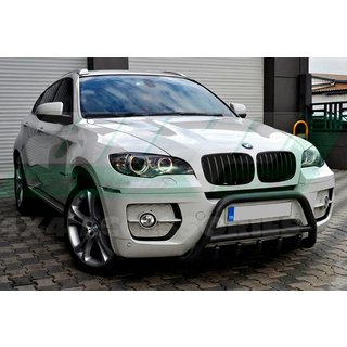Pare-buffle WT003 Noir Inox BMW X5 E70 2007-2013 photo 1