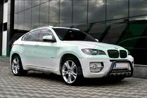 BMW X6 E71 2008–2014 Pare-buffle WT003 Noir Inox photo 3