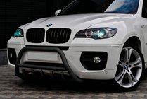 BMW X6 E71 2008–2014 Pare-buffle WT003 Noir Inox photo 1