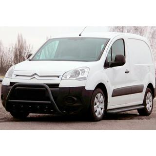 Pare-buffle WT003 Noir Inox Citroen Berlingo 2008-2018 photo 1