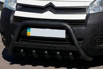 Citroen Berlingo 2008-2018 Pare-buffle WT004 Noir (Inox) photo 1