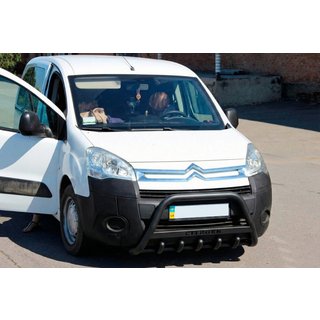 Pare-buffle WT004 Noir (Inox) Citroen Berlingo 2008-2018 photo 3