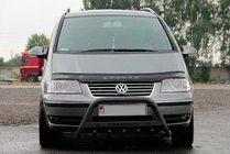 Volkswagen Sharan 1995-2010 Pare-buffle WT004 Noir (Inox) photo 2