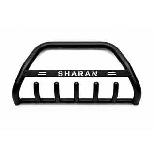 Pare-buffle WT004 Noir (Inox) Volkswagen Sharan 1995-2010 photo 4