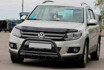Volkswagen Tiguan 2007-2016 Pare-buffle WT003 Noir Inox photo 2