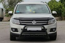 Volkswagen Tiguan 2007-2016 Pare-buffle WT003 Noir Inox photo 4