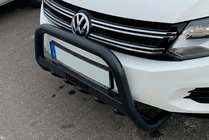 Volkswagen Tiguan 2007-2016 Pare-buffle WT004 Noir (Inox) photo 2