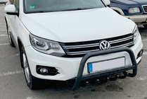 Volkswagen Tiguan 2007-2016 Pare-buffle WT004 Noir (Inox) photo 1