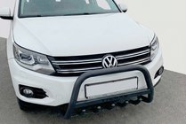 Volkswagen Tiguan 2007-2016 Pare-buffle WT004 Noir (Inox) photo 3
