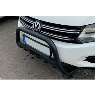 Pare-buffle WT004 Noir (Inox) Volkswagen Tiguan 2007-2016 photo 2