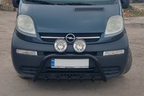 Opel Vivaro 2001–2015 Pare-buffle WT004 Noir (Inox) photo 1