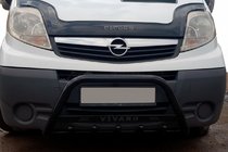 Opel Vivaro 2001–2015 Pare-buffle WT004 Noir (Inox) photo 5