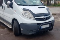 Opel Vivaro 2001–2015 Pare-buffle WT004 Noir (Inox) photo 4