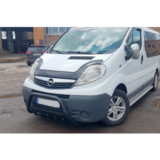 Pare-buffle WT004 Noir (Inox) Opel Vivaro 2001–2015 photo 3