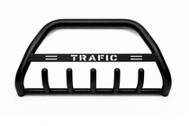 Renault Trafic 2001–2015 Pare-buffle WT004 Noir (Inox) photo 3