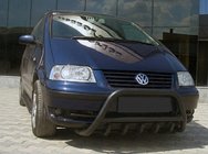 Ford Galaxy 1995-2006 Pare-buffle WT003 Noir Inox photo 1