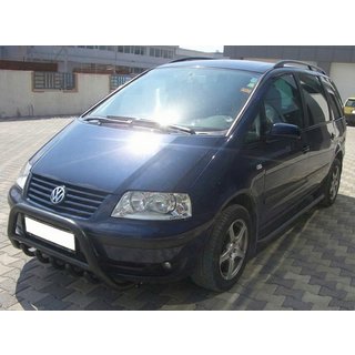 Pare-buffle WT003 Noir Inox Ford Galaxy 1995-2006 photo 2
