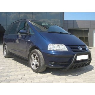 Pare-buffle WT003 Noir Inox Ford Galaxy 1995-2006 photo 3