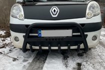Renault Kangoo 2008–2020 Pare-buffle WT004 Noir (Inox) photo 1