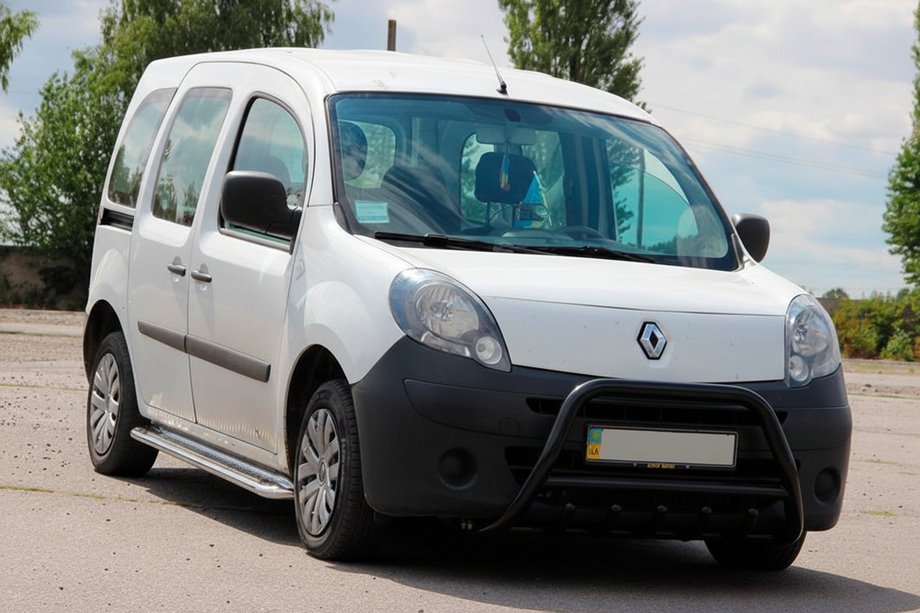 Renault Kangoo 2008–2020 Pare-buffle WT003 Noir Inox Image