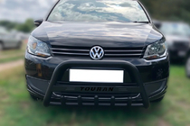 Volkswagen Touran 2010-2015 Pare-buffle WT004 Noir (Inox) photo 1