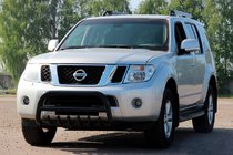 Nissan Navara 2006-2015 Pare-buffle WT008 Noir (Inox) photo 4